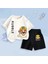 , Traje De 2 Uds., Trajes Gayeyseller Para Niños, Çocuk Kıyleri Kıyler Erkek Kıy Setleri Setsfashion Clothbaby Çocuk Set Giysileri: Beyaz Siyah/çocuk Boyutu: 100 (Yurt Dışından) 1