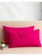 Fuşya Yastık Kılıfı Pamuk Kumaş Kapaklı (2 Adet) 50 x 70 cm 5
