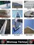 Uzun Ömürlü Su Nem Küfe Dayanıklı Çok Amaçlı Beyaz Montaj Onarım Tamir Bantı 48 mm x 10 Metre 5 Adet 2