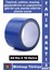 Uzun Ömürlü Su Nem Küfe Dayanıklı Çok Amaçlı Mavi Montaj Onarım Tamir Bantı 48 mm x 10 Metre 3 Adet 1