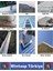 Uzun Ömürlü Su Nem Küfe Dayanıklı Çok Amaçlı Mavi Montaj Onarım Tamir Bantı 48 mm x 10 Metre 2