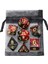 Zar Dnd Oyunu Zar Rolü Zar Karıştırma Renkleri Çanta ile Dice Set 9 Farklı Stil Taşınabilir Oyuncaklar Için Mevcut Dnd Rpg Trpg Oyunlar Renk: Kırmızı Siyah (Yurt Dışından) 1