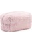 Lambswool Küçük Kozmetik Çanta Sevimli Peluş Makyaj Organizatör Koşusu Kawaii Kalem Kılıfları Seyahat Para Çantası Ev Depolama Rengi: Pembe-Plush (Yurt Dışından) 1