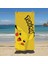 Pikachu Plaj Havlu Seyahat Serviette Mikrofiber Spor Salonu Havlu Banyo Spa Bebek Özelleştirilmiş Playa Ev Sauna Renk: 428JDY0054/BEDEN: 70X140CM (28X56IN) (Yurt Dışından) 1