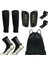 5pcs Set Gençler Futbol Çantası Futbol Çoraplar Kavrama Erkekler Spor Socks Futbol Bacak Kapağı Shin Pads Futbol Antrenmanı Shank Bandagcolor: Beyaz (Yurt Dışından) 1