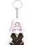 1pcs Süper Kahraman Örümcek Adam Keychain 3D Karikatür Yaratıcı Bina Kolye Çantası Anahtar Aksesuarları Hediye (Yurt Dışından) 1