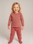 Kız Çocuk Çiçek Desenli Pamuklu Yumuşak Dokulu Pijama Takımı 1