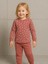 Kız Çocuk Çiçek Desenli Pamuklu Yumuşak Dokulu Pijama Takımı 3