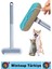 Dayanıklı Yıkanabilir Kolay Temizlenir Pet Kedi Köpek Uzun Saplı Evcil Hayvan Tüy Temizleme Fırçası 3