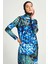 24622-B Üstü Desenli Rahat Battal Tesettür Mayo 1