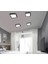 Modern Tavana Sıfır 30×30 Kare LED Panel Siyah Kasa 6500KBEYAZ Işık 1