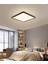 Tavana Sıfır 24W Siyah Kasa Beyaz Işık Modern LED Avize Banyo Balkon Ofis Wc Dekoratif Aydınlatma 1