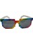 80S 90S Disko Retro Pixel Parti Gözlüğü Multicolor Renk 2