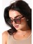 Kadın Kahverengi Oversize UV400 Güneş Gözlüğü 23016 C3 1