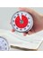 3 Inç Yuvarlak Mutfak Mekanik Zamanlayıcı Geri Sayım Sayımı Alarm Yemek Beyaz (Yurt Dışından) 5