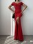 Mottisfashion Kadın Dalgıç Kumaş Kayık Yaka ve Dekolte Detaylı Elbise 9