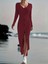 Mottisfashion Kadın Uzun Kollu V Yakalı Önden Düğmeli Şardonlu Kaşkorse Elbise 6