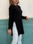 Mottisfashion Kadın Uzun Kollu Bisiklet Yaka Iki Yandan Yırtmaç Detay Triko Bluz 2