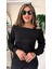 Mottisfashion Kadın Askılı Iki Omuzu Açık Salaş Yün Viskon Bluz 6