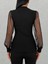 Mottisfashion Kadın Siyah Kolu Tül Detaylı Yarım Balıkçı Kaşkorse Bluz 10