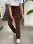 Mottisfashion Kadın Yüksek Bel Full Likralı Krep Kumaş Pantolon 1