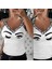 Mottisfashion Kadın Çapraz Love Şeritli Göz Baskılı Viskon Bluz 3