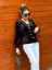 Mottisfashion Kadın Uzun Kollu V Yakalı Önden Düğmeli Kısa Kadife Bluz 8