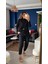 Mottisfashion Kadın Uzun Kollu Balıkçı Yaka Önden Düğmeli Bluz ve Pantolon Yumoş Ikili Takım 6