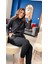Mottisfashion Kadın Uzun Kollu Balıkçı Yaka Önden Düğmeli Bluz ve Pantolon Yumoş Ikili Takım 10