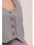 Mottisfashion Kalın Askılı Düğmeli Yelek ve Pantolon Gri Takım 6