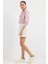 Mottisfashion 3964 Hafif Dökümlü Saten Gömlek - B.pembe 3