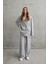 Mottisfashion Gri 3-Iplik Comfort Ceket ve Pantolon Takım 2