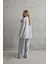 Mottisfashion Gri 3-Iplik Comfort Ceket ve Pantolon Takım 4