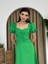 Mottisfashion Kare Yaka Düğmeli Elbise 3
