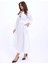Mottisfashion 5903 Elbise-Beyaz 7