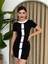Mottisfashion Cazzie Fiyonk Detaylı Elbise 3