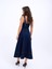 Mottisfashion 7090 Kot Elbise-Mavi 7
