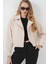 Mottisfashion 0717 Kısa Kaşe Ceket - Bej 1