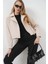 Mottisfashion 0717 Kısa Kaşe Ceket - Bej 8