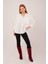 Mottisfashion Salaş Kesim Cepli Beyaz Gömlek 6