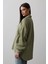 Mottisfashion Çizgili Uzun Kol Gömlek - Haki 2