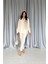 Mottisfashion Krem Pulpayet Nakışlı Bedensiz Gömlek 3