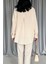 Mottisfashion Krem Pulpayet Nakışlı Bedensiz Gömlek 8