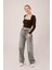 Mottisfashion Kare Yaka Basic Kahverengi Bluz 2