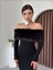Mottisfashion Bestia Straplez Tüy Detaylı Elbise 5