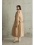 Mottisfashion Camel Uzun Kaşe Kemerli Kaban 2