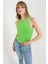 Mottisfashion Örme Bisiklet Yaka Atlet - Yeşil 2
