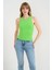 Mottisfashion Örme Bisiklet Yaka Atlet - Yeşil 6
