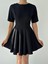 Mottisfashion Crem Pliseli Elbise 2