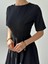 Mottisfashion Crem Pliseli Elbise 7